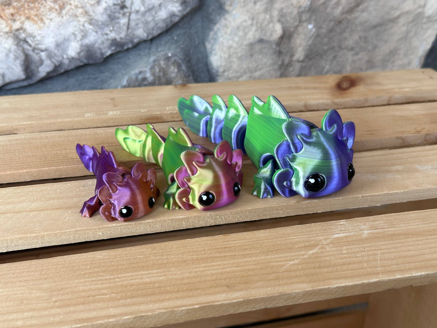 3D Printed Axolotl Tadpole