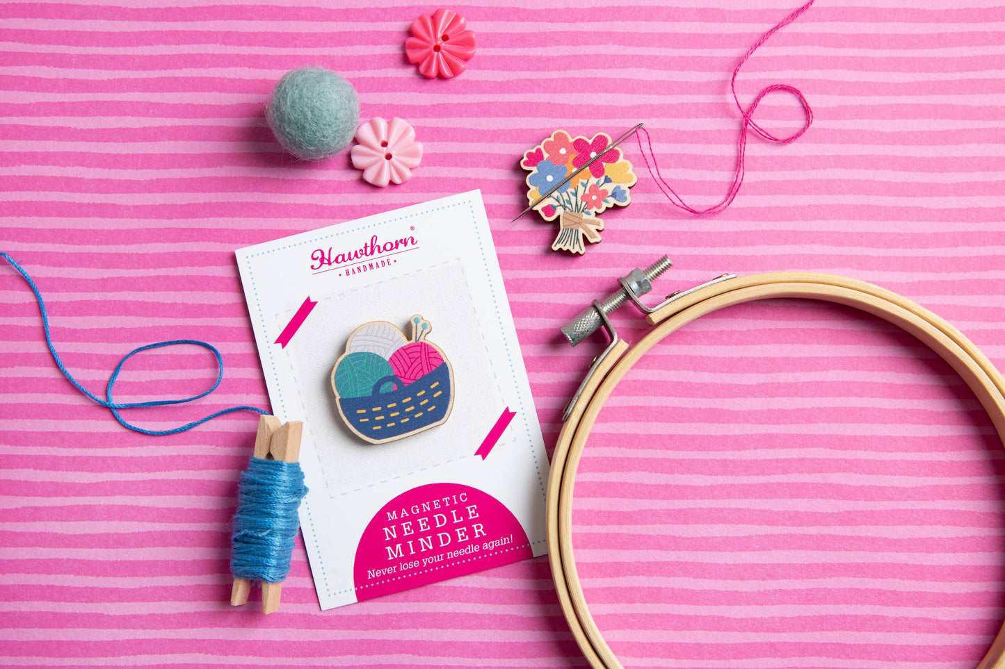 Flower Posy Magnetic Needle Minder | Gift for Crafters