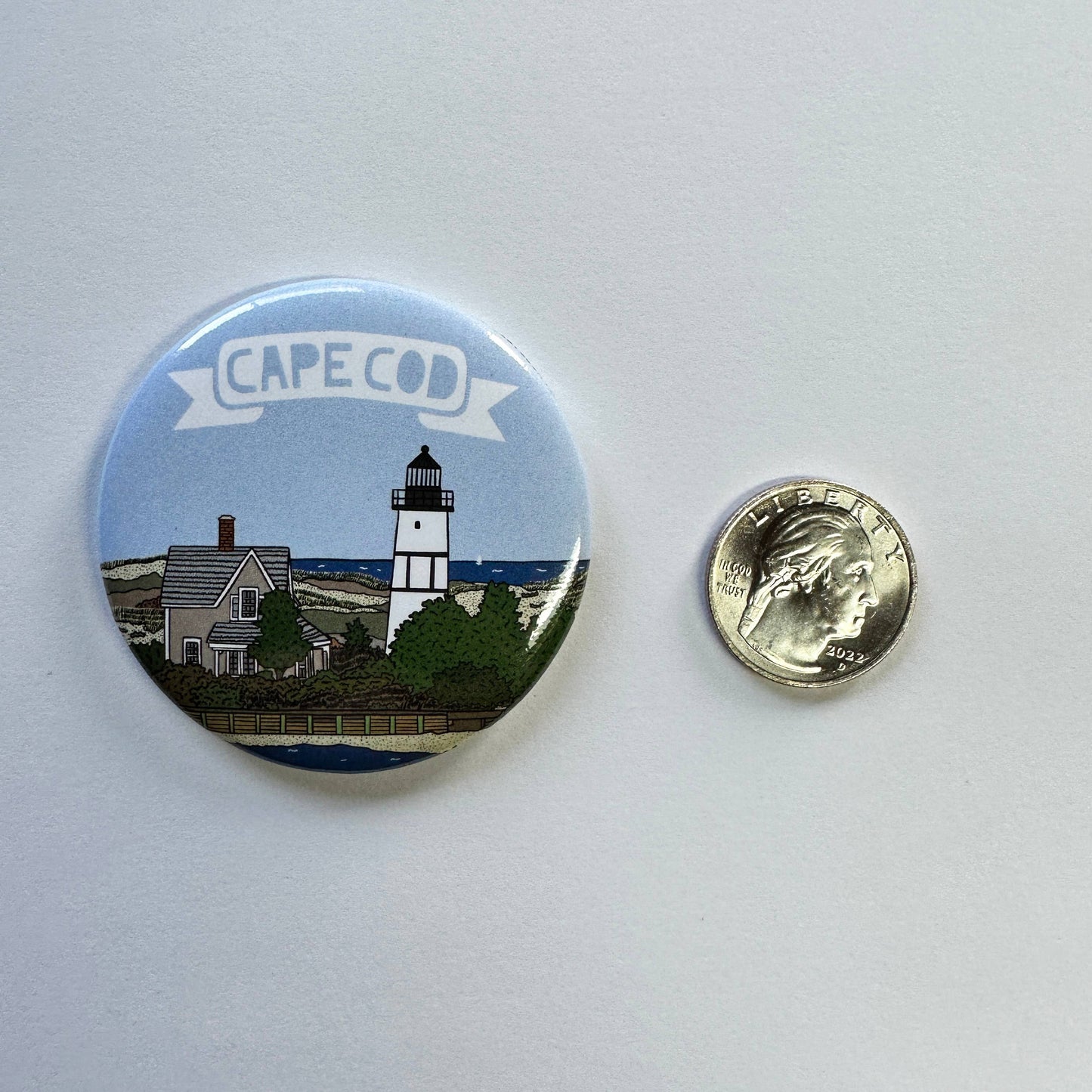 Cape Cod Sandy Neck Lighthouse Magnet Massachusetts Souvenir