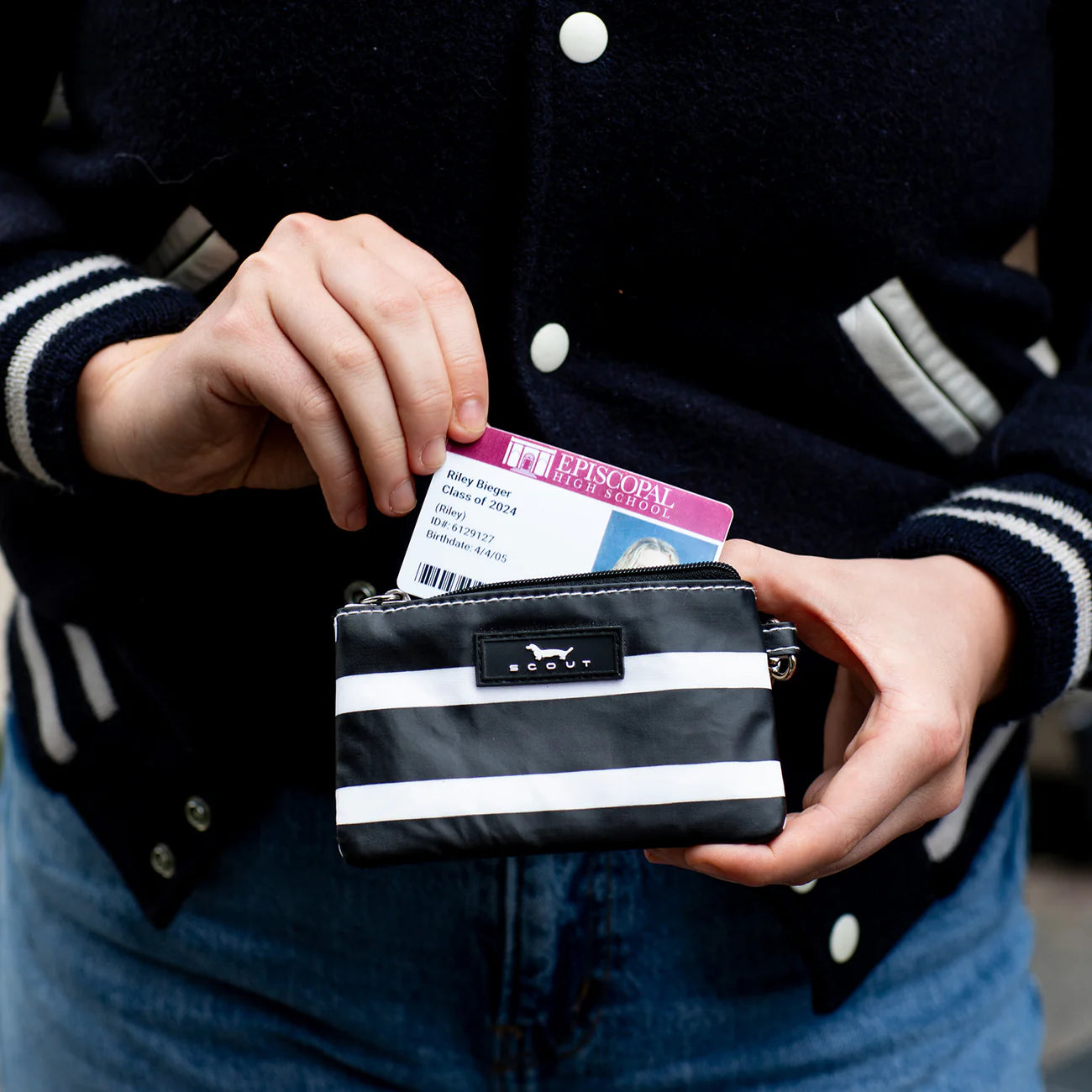 IDKase Card Holder - Nantucket Navy