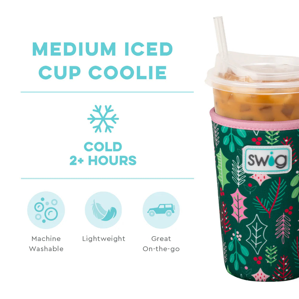 Merry Mistletoe Medium Iced Cup Coolie