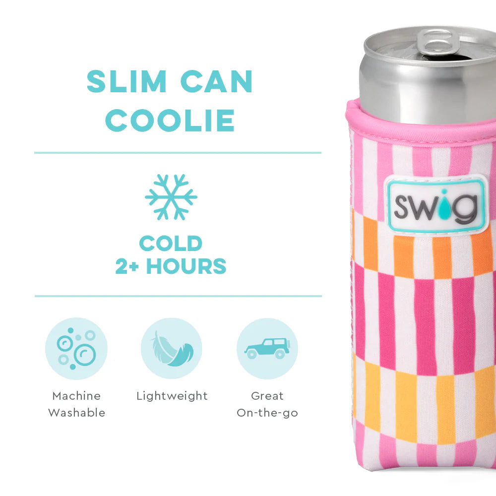 Sherbet Stripe Slim Can Coolie