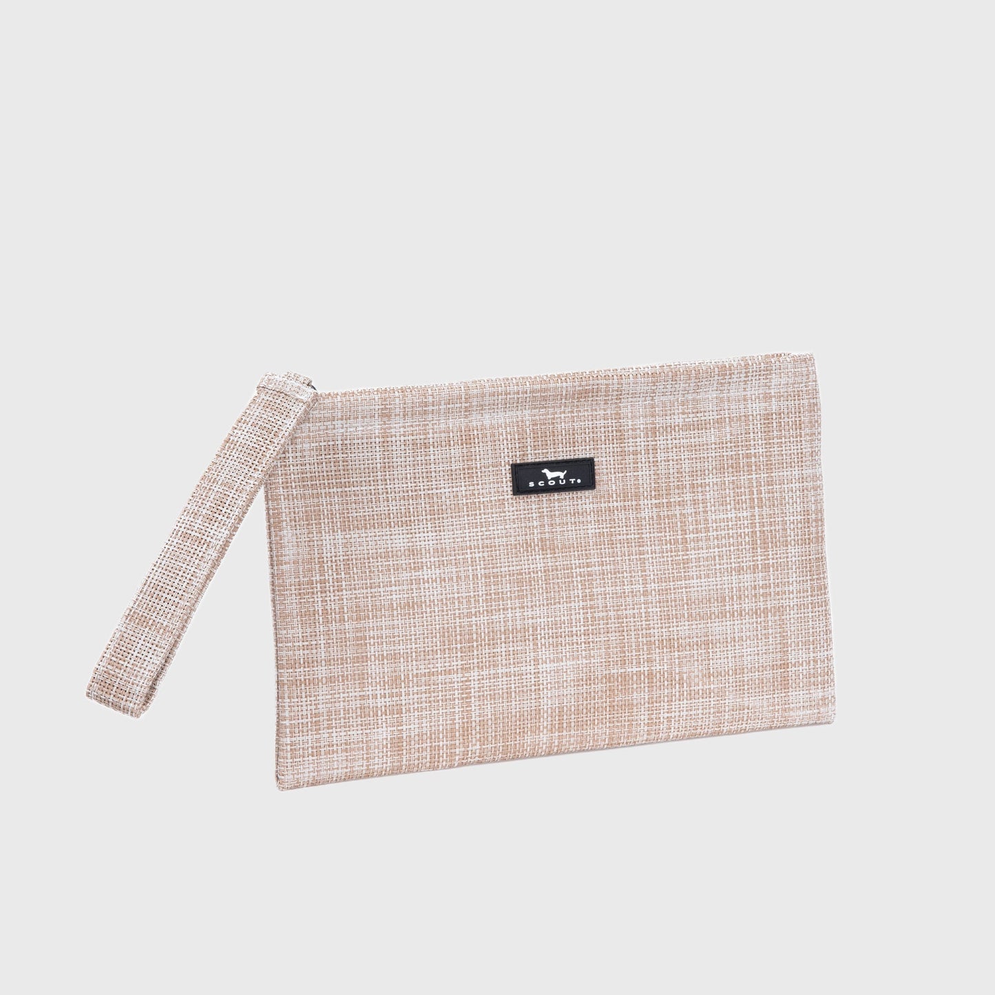 Cabana Clutch Wristlet - Sand Woven