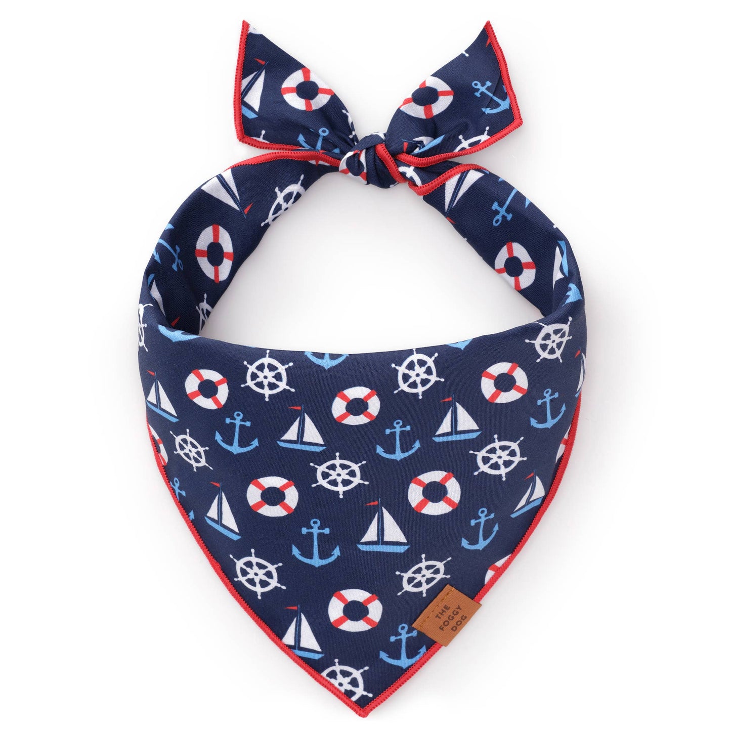 Sail Away Dog Bandana Small