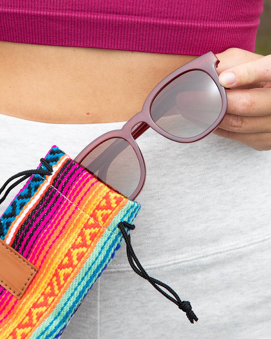 Este - Dark Rose / Gradient Brown Polarized