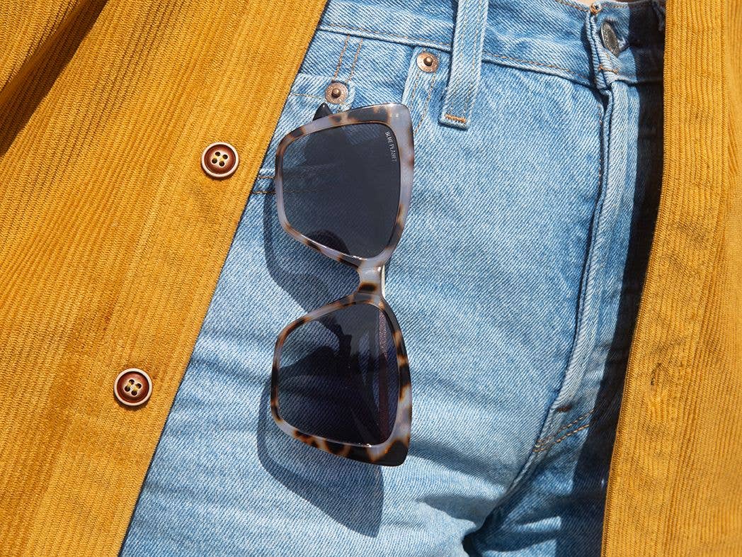 Sydnie - Ivory Tort/Gold- Polarized-Eco-Processed