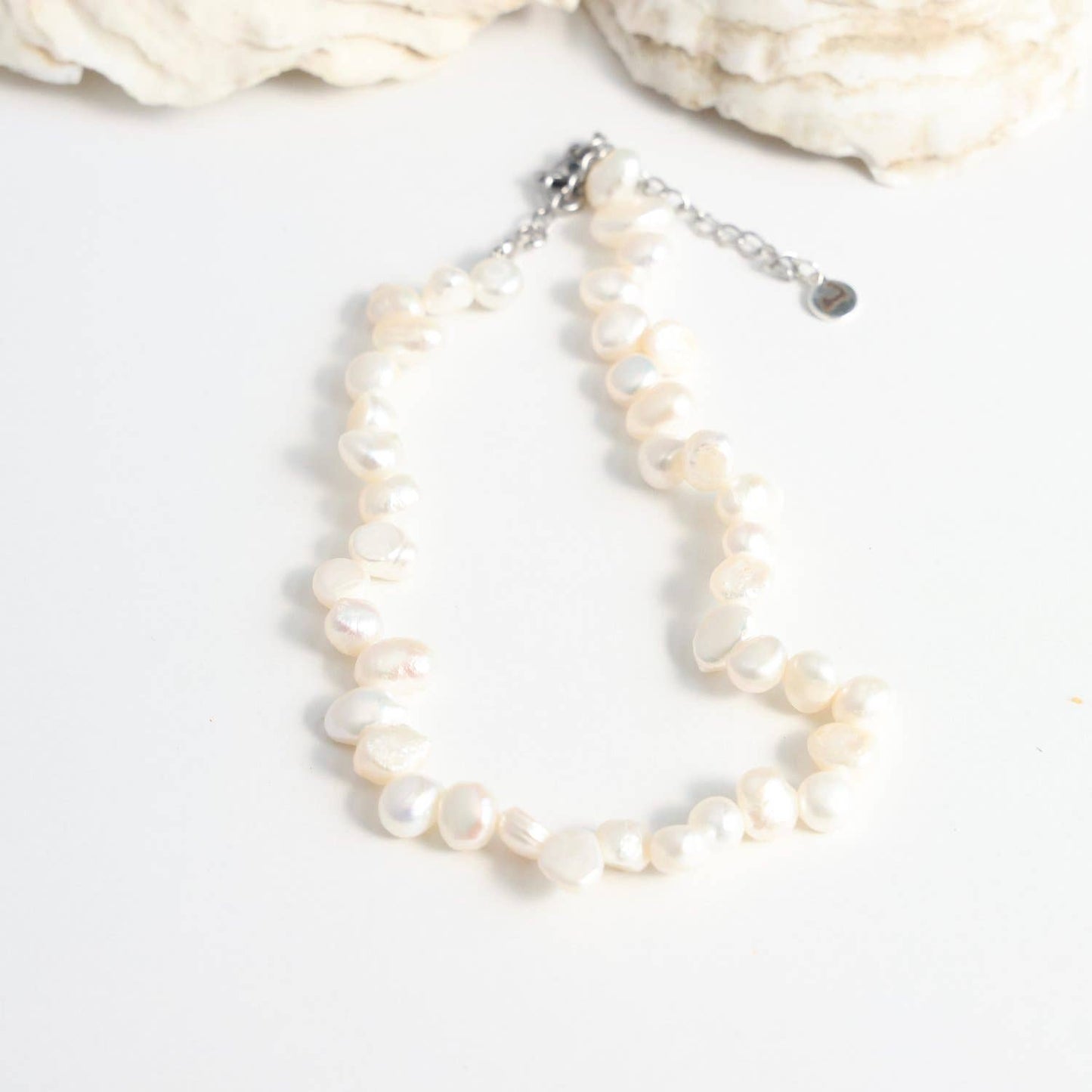 Freshwater Keshi Pearl Anklet