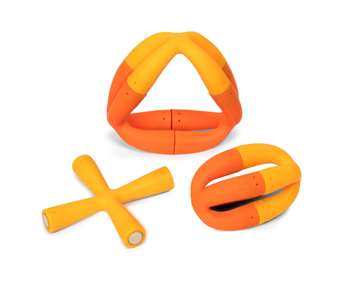 Fleks Flexible Silicone Fidget Magnets: Marigold