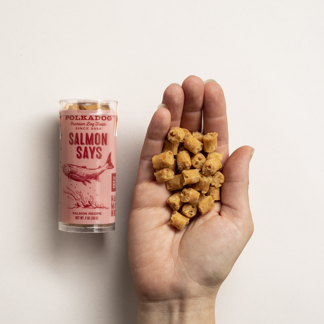 Mini Tube: Salmon Says, Training Bits - 2oz - Dog Treats