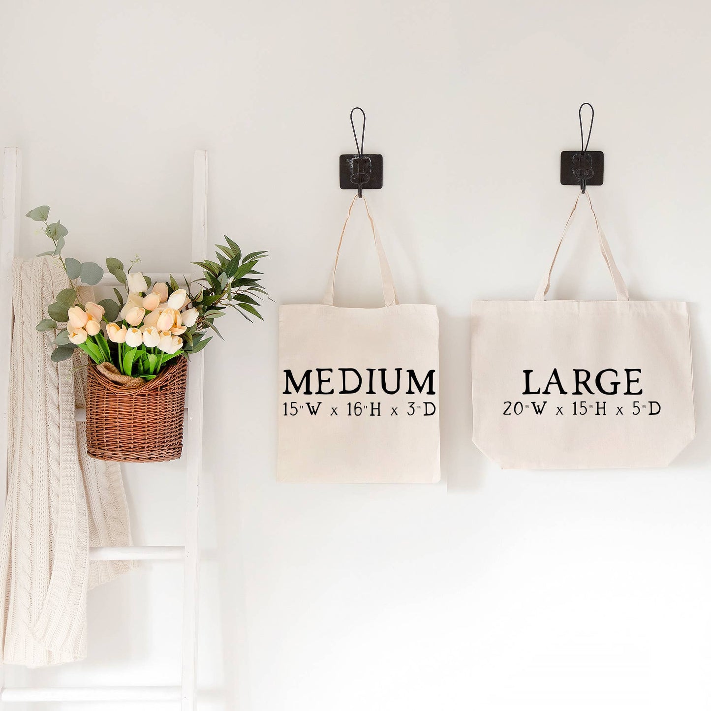 Salty Beach Tote Bag: Medium