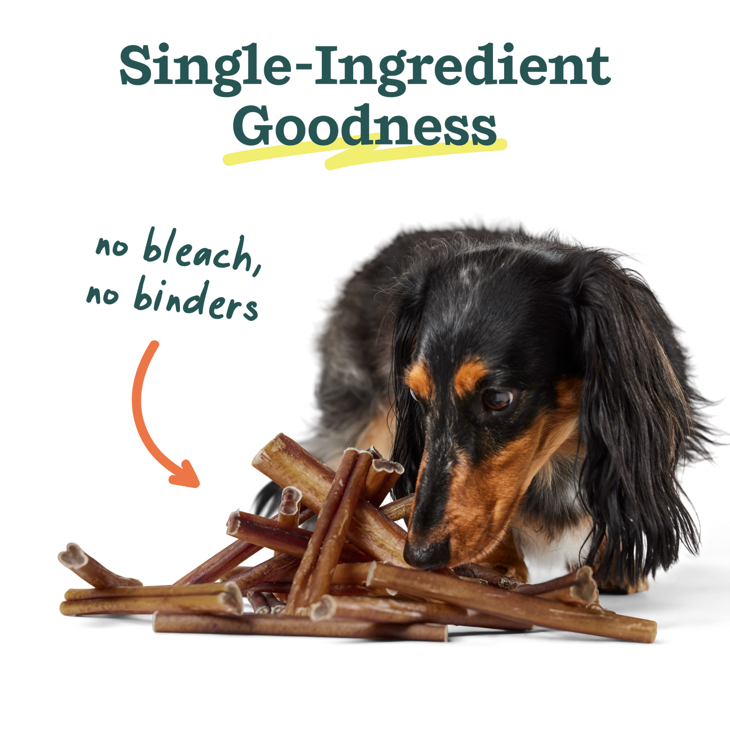 BullySafe Chews - Pure Collagen: Beef / 6-inch 10 pack