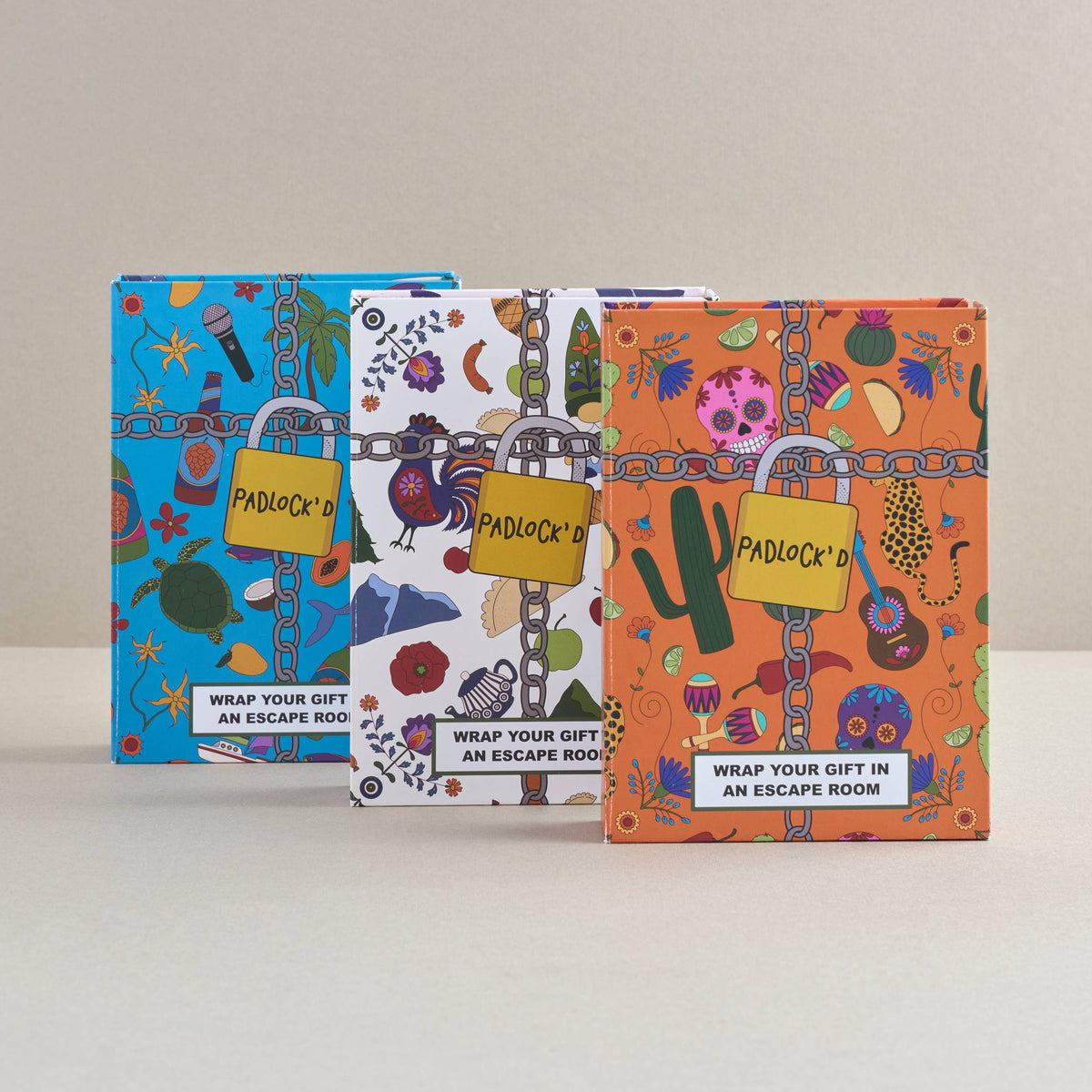 Padlock'd Mixed Case | Escape Room Game | Board Game Gift