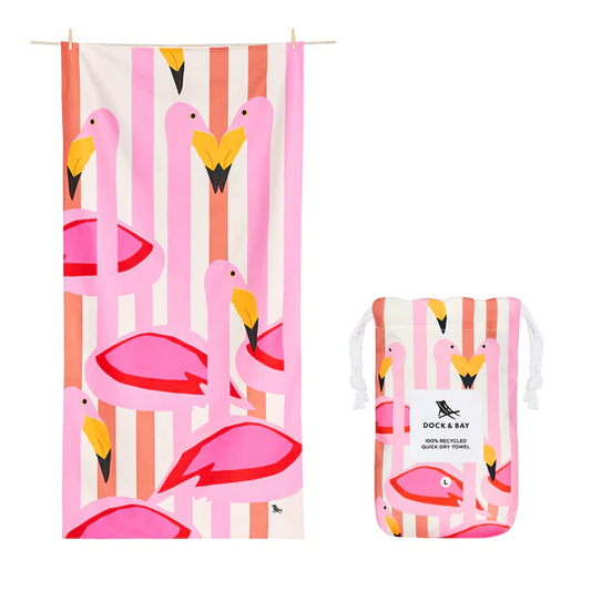 Flamboyant Flamingos Kids Beach Towels