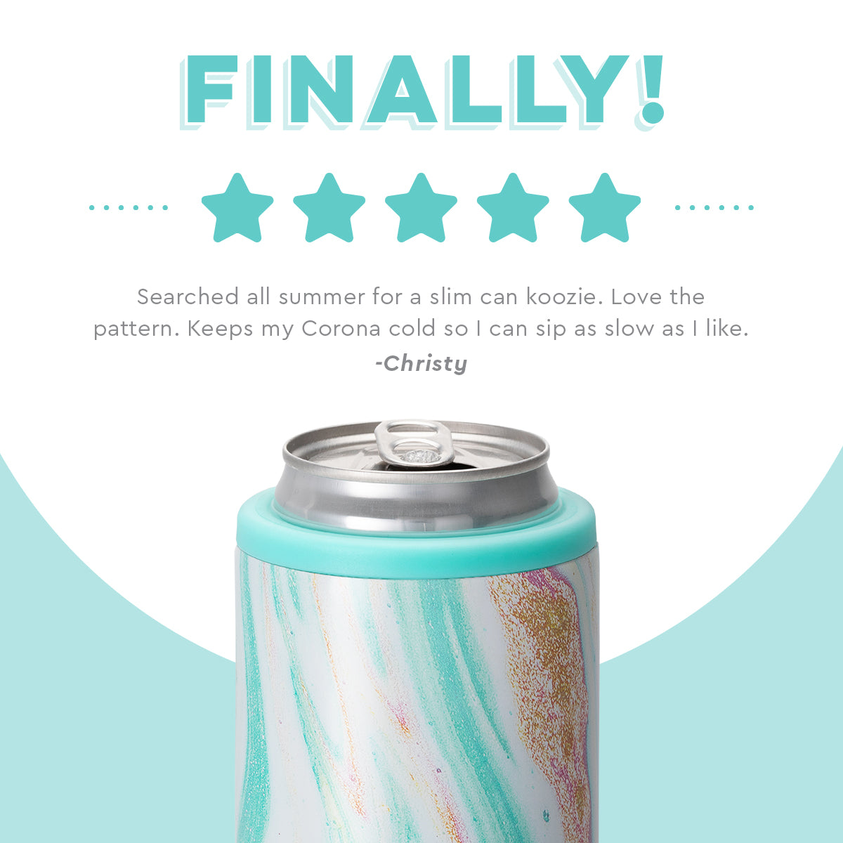 Wanderlust Skinny Can Cooler (12oz)
