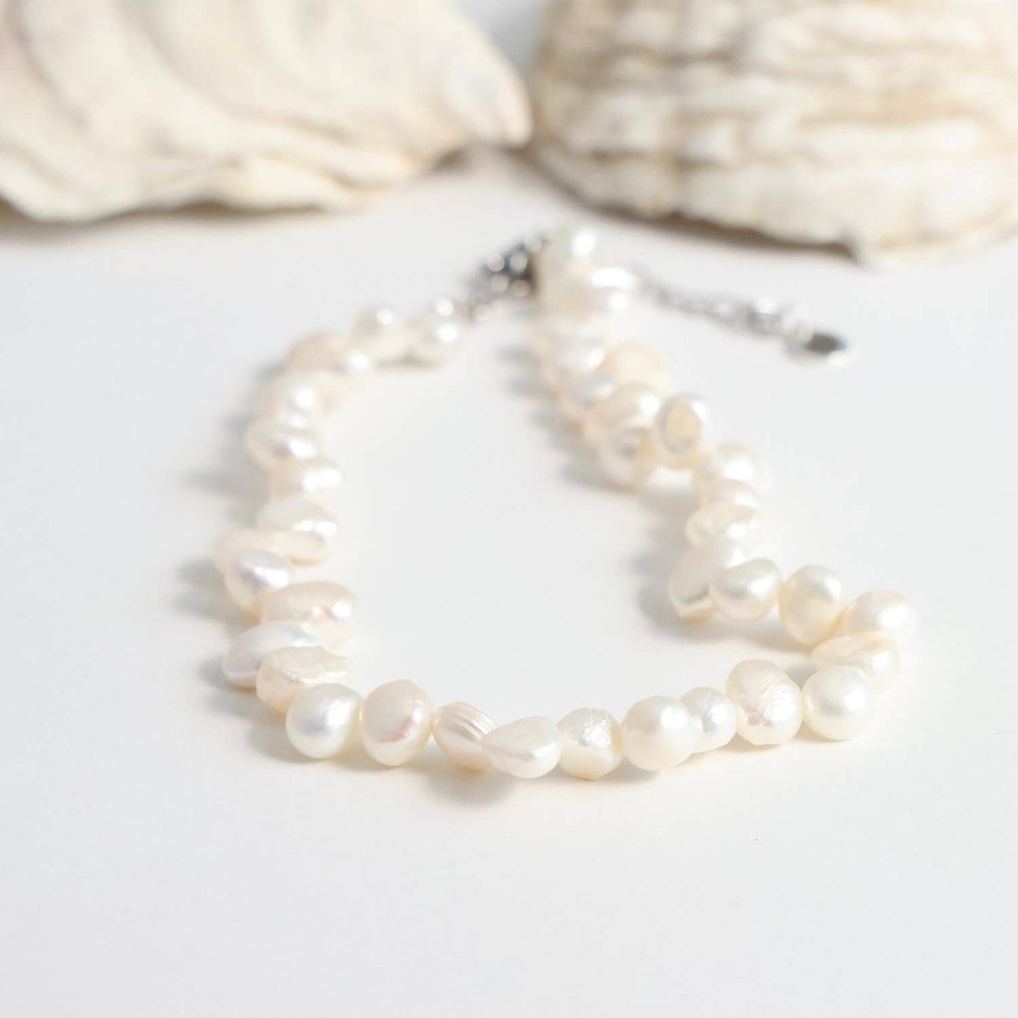 Freshwater Keshi Pearl Anklet