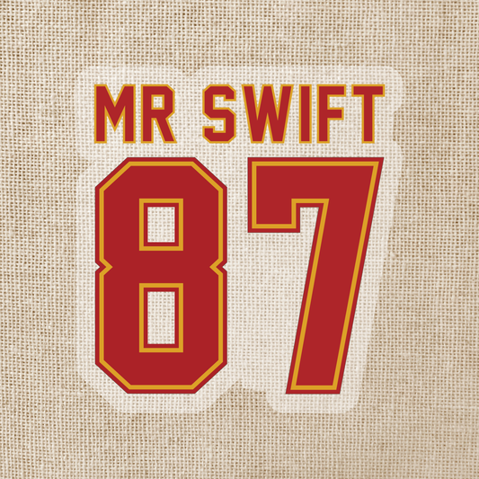 Mr. Swift Travis Kelce 87 Sticker