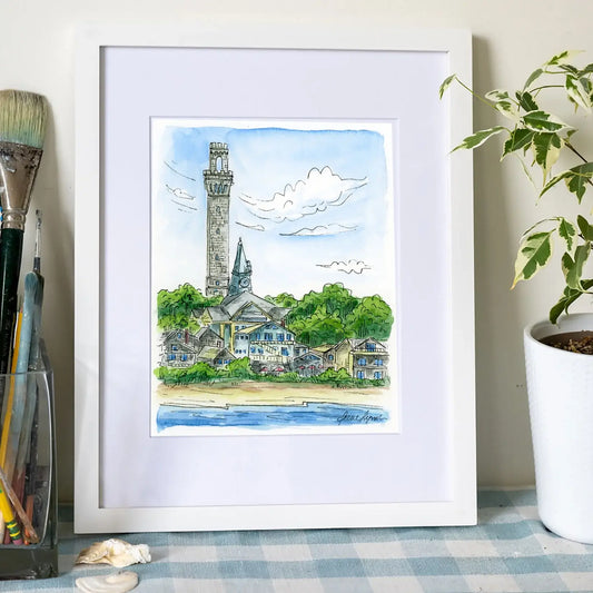 Provincetown by the Sea | Cape Cod Art Print