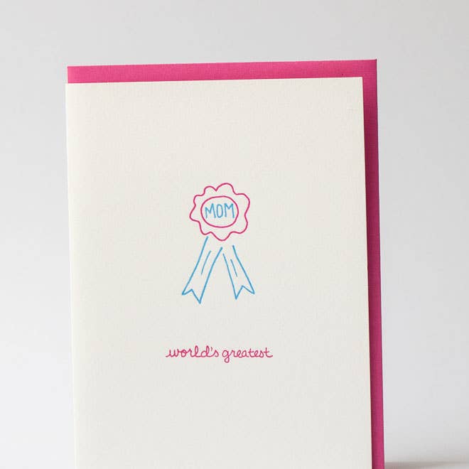 World's Greatest Mom Greeting Card