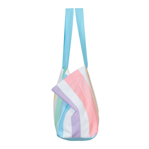 Medium Foldaway Tote Bag - Unicorn Waves