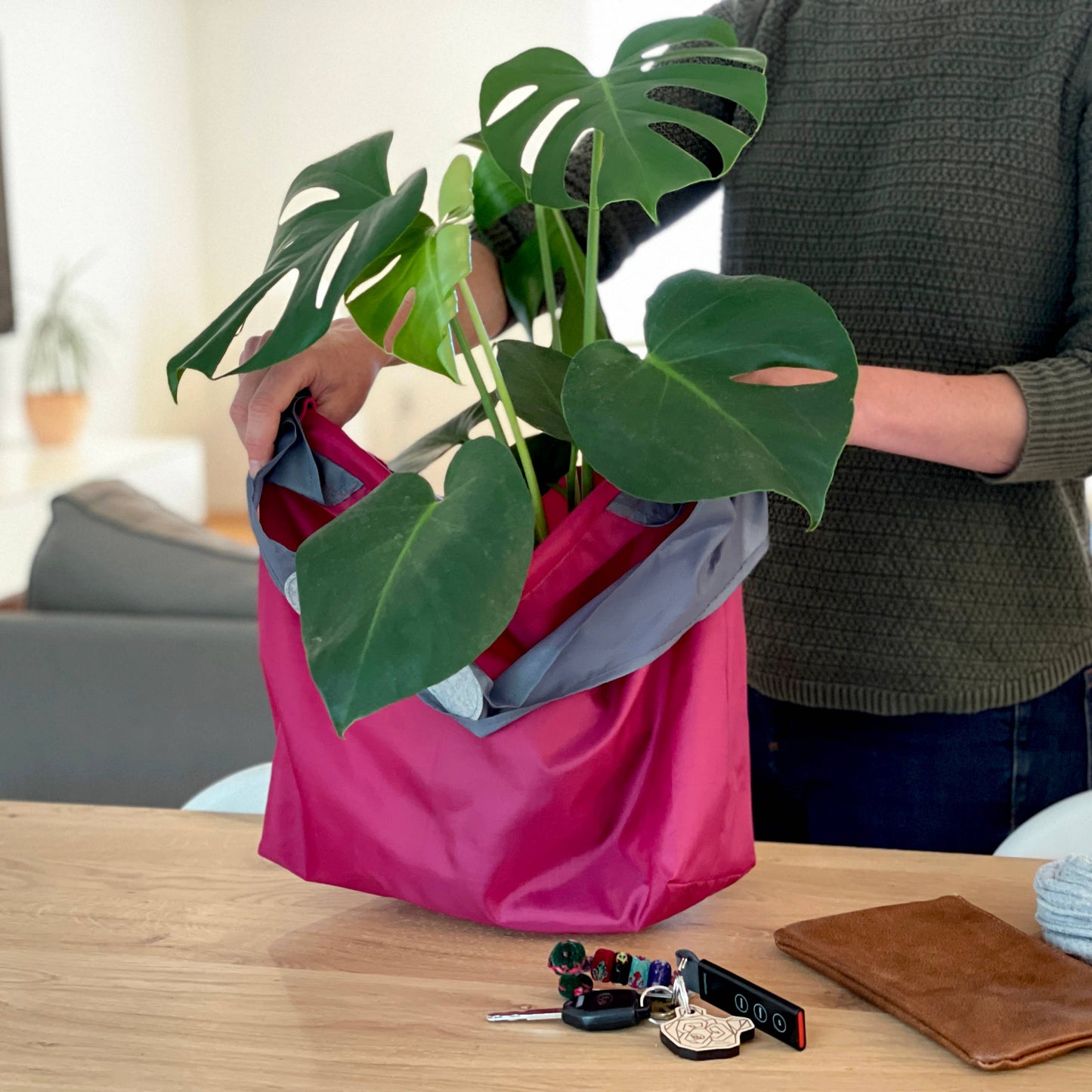 24-7 Bag - fold up tote bag - navy
