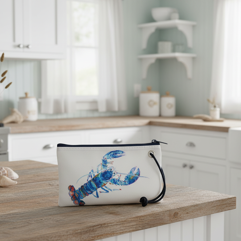 Multicolor Lobster Wristlet
