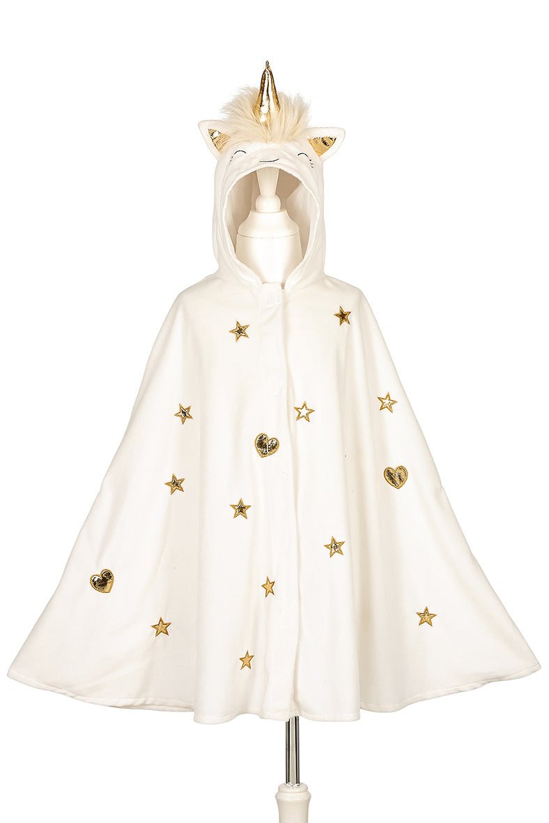 Unicorn Costume Cape for Kids (off white) - Carnival & Festive Use