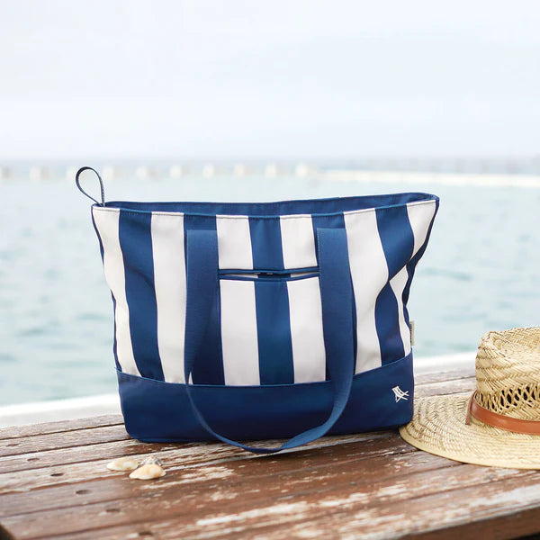 Canvas Beach Bag - Whitsunday Blue