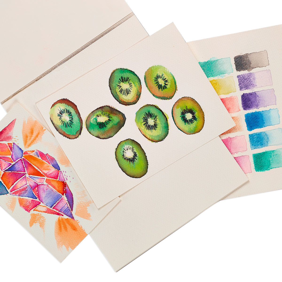 Watercolor painting on Chroma Blends paper