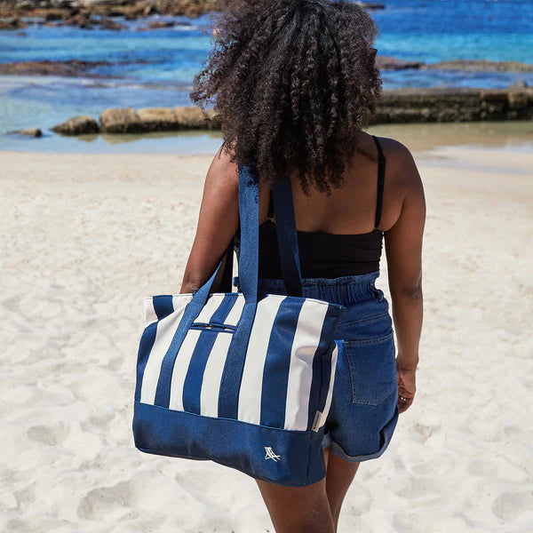 Canvas Beach Bag - Whitsunday Blue