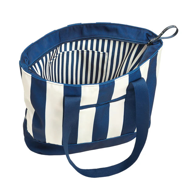 Canvas Beach Bag - Whitsunday Blue
