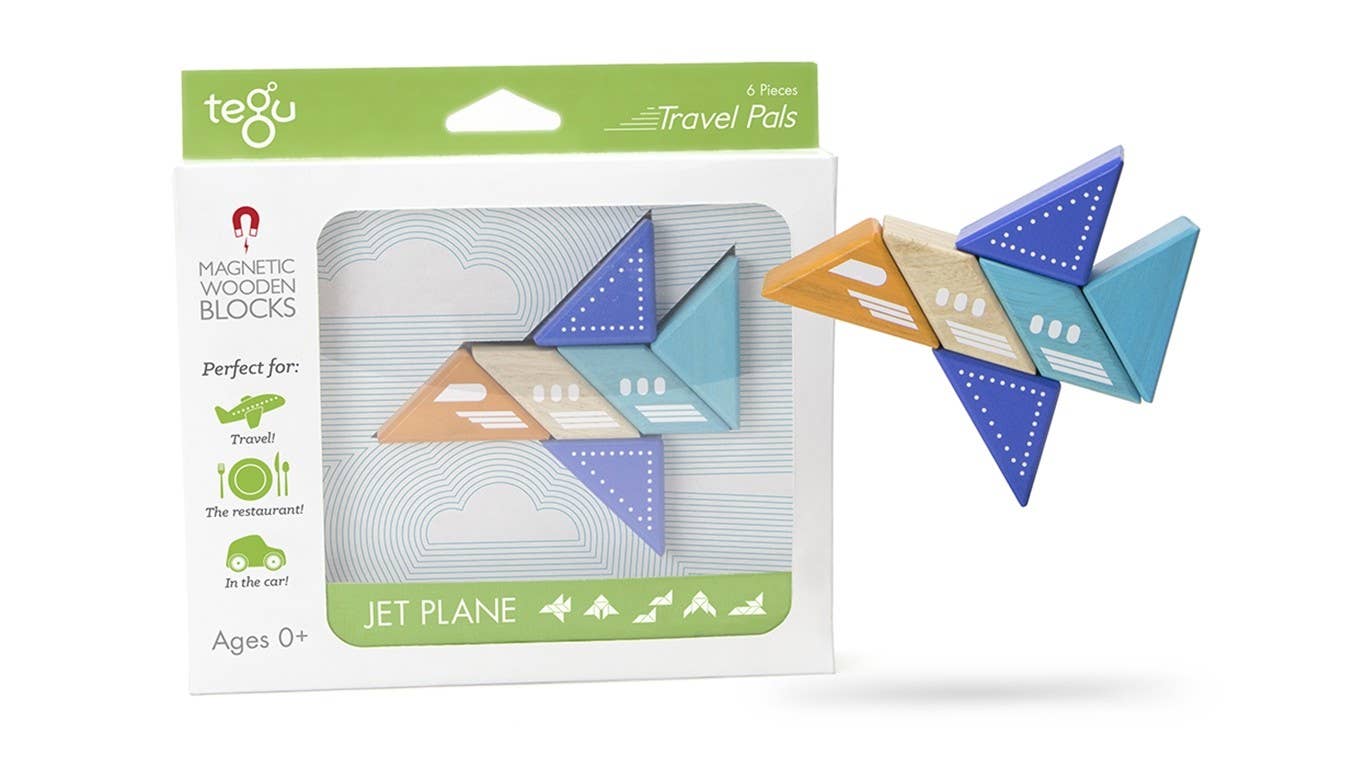 Travel Pals - Magnetic Wooden Block Set: Whale