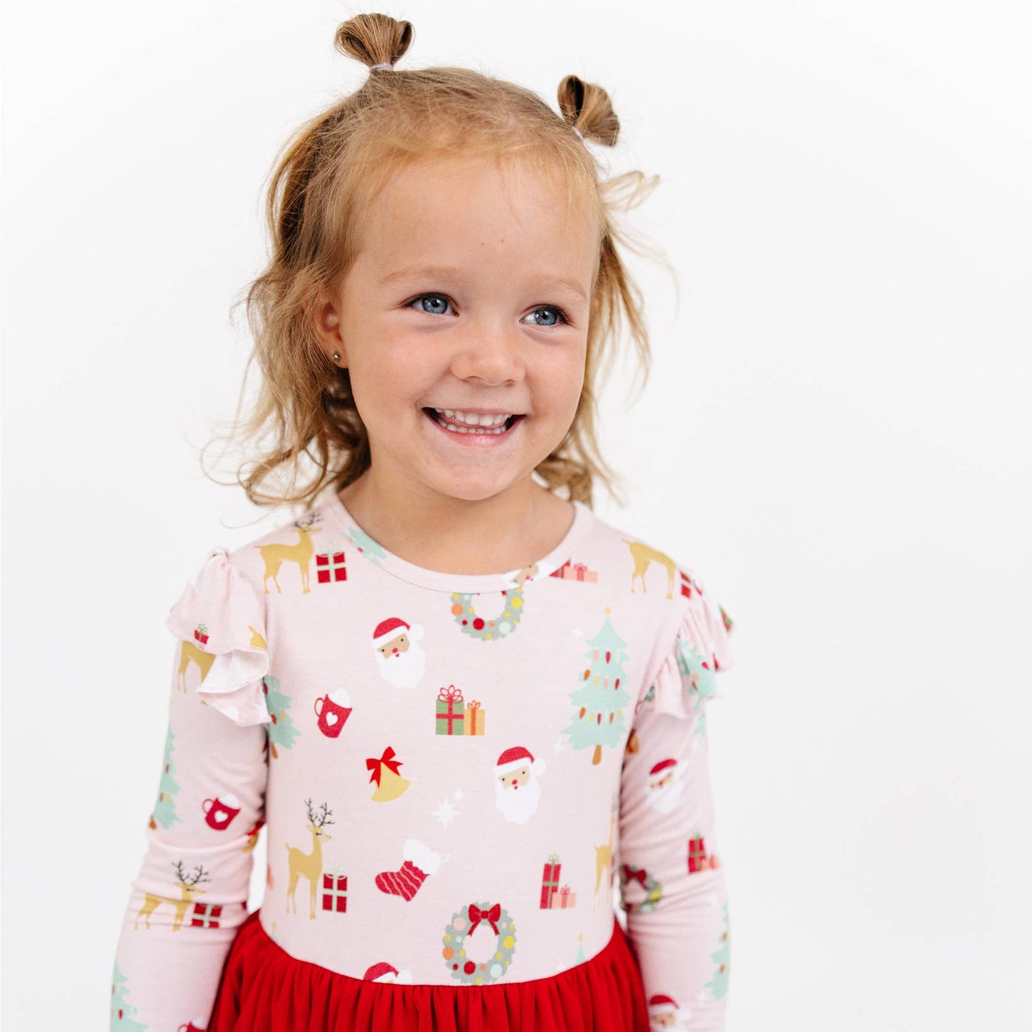 Sugar Plum Bamboo Tulle Dress: Red/Multi / 6-12M
