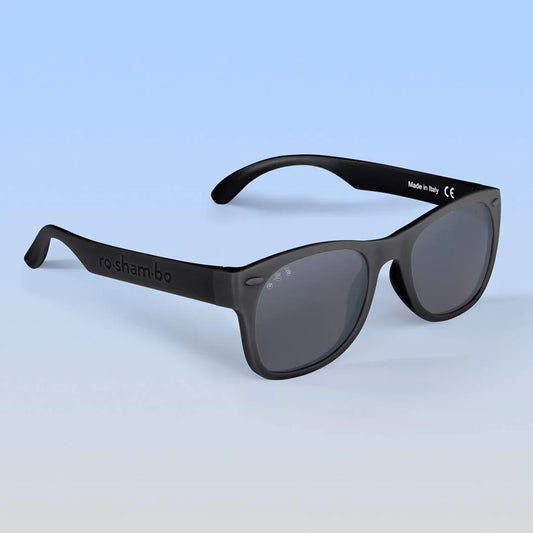 Black Sunglasses: Grey Polarized Lens / Adult S/M