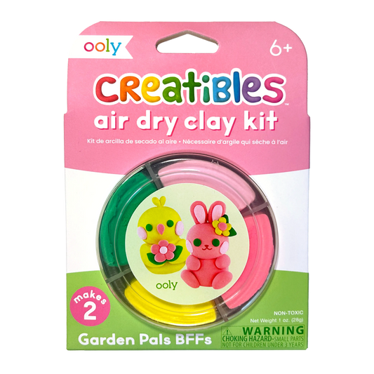 Creatibles: Air Dry Clay BFFs Kit - Garden Pals (Set of 4 Co