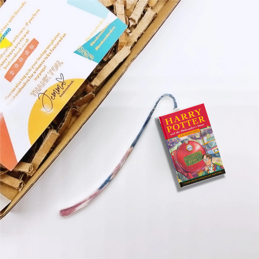 Harry Potter and The Philosophers Stone | Miniature Book: Mini Metal Bookmark