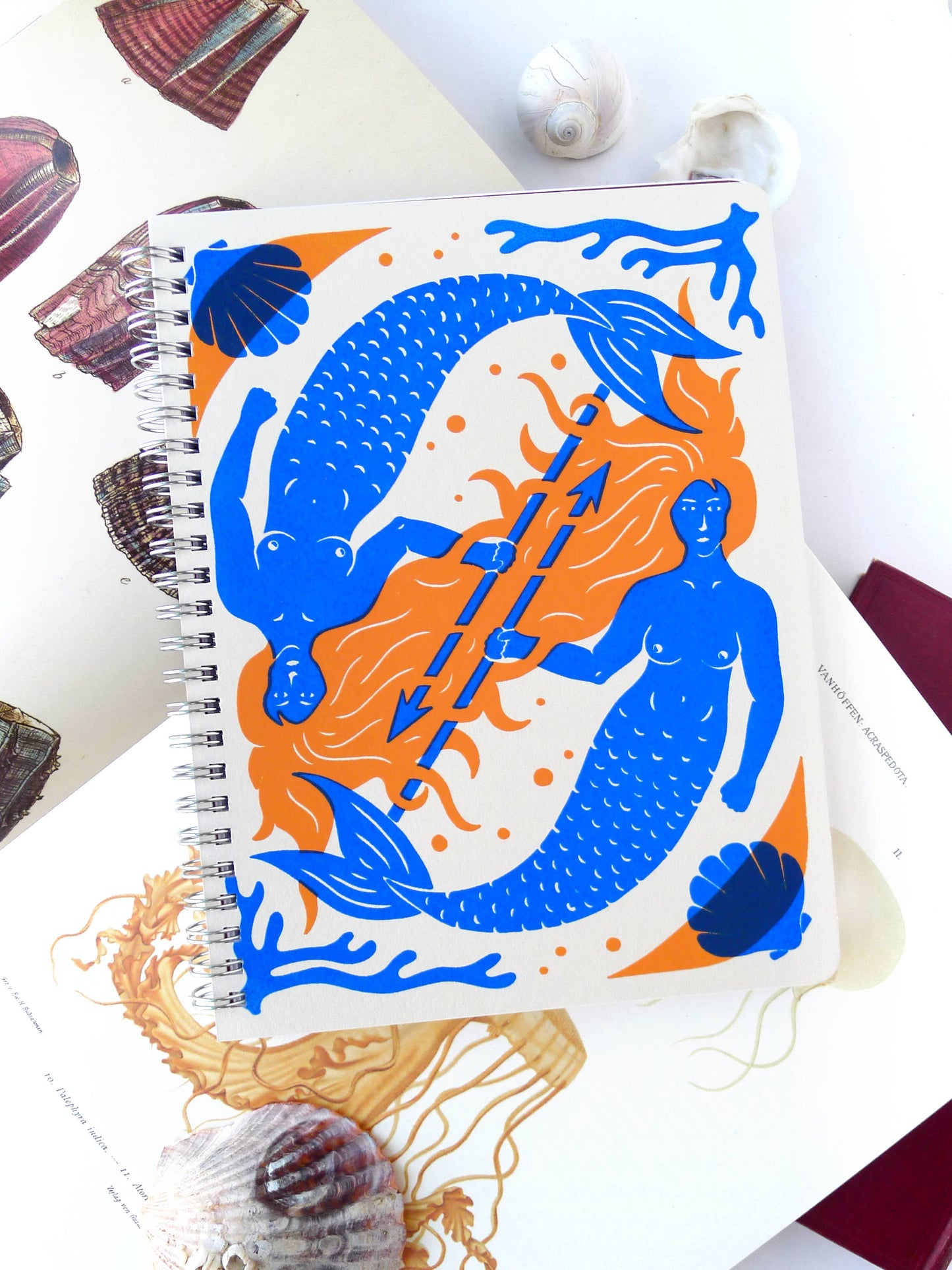 Mermaid Notebook, LG: Blank