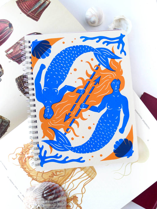 Mermaid Notebook, LG: Blank