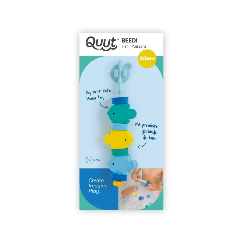 Beedi Fish – Soft EVA Foam Lacing Beads for Toddlers