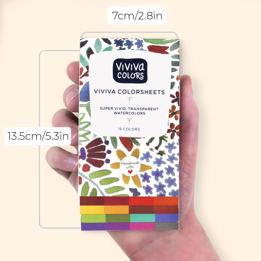 Colorsheets - Original - 16 Watercolors (Casepack of 10)