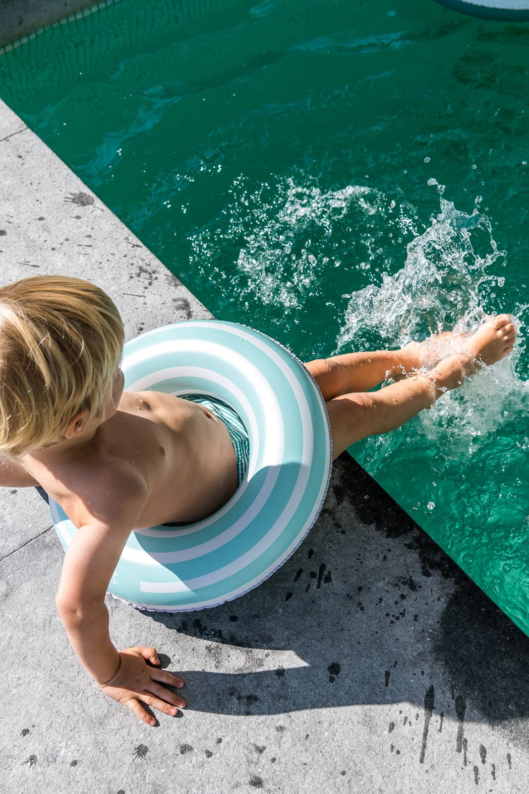 Quut Swim Rings Small - Small Size Swim Ring 16 inch: Garden Green