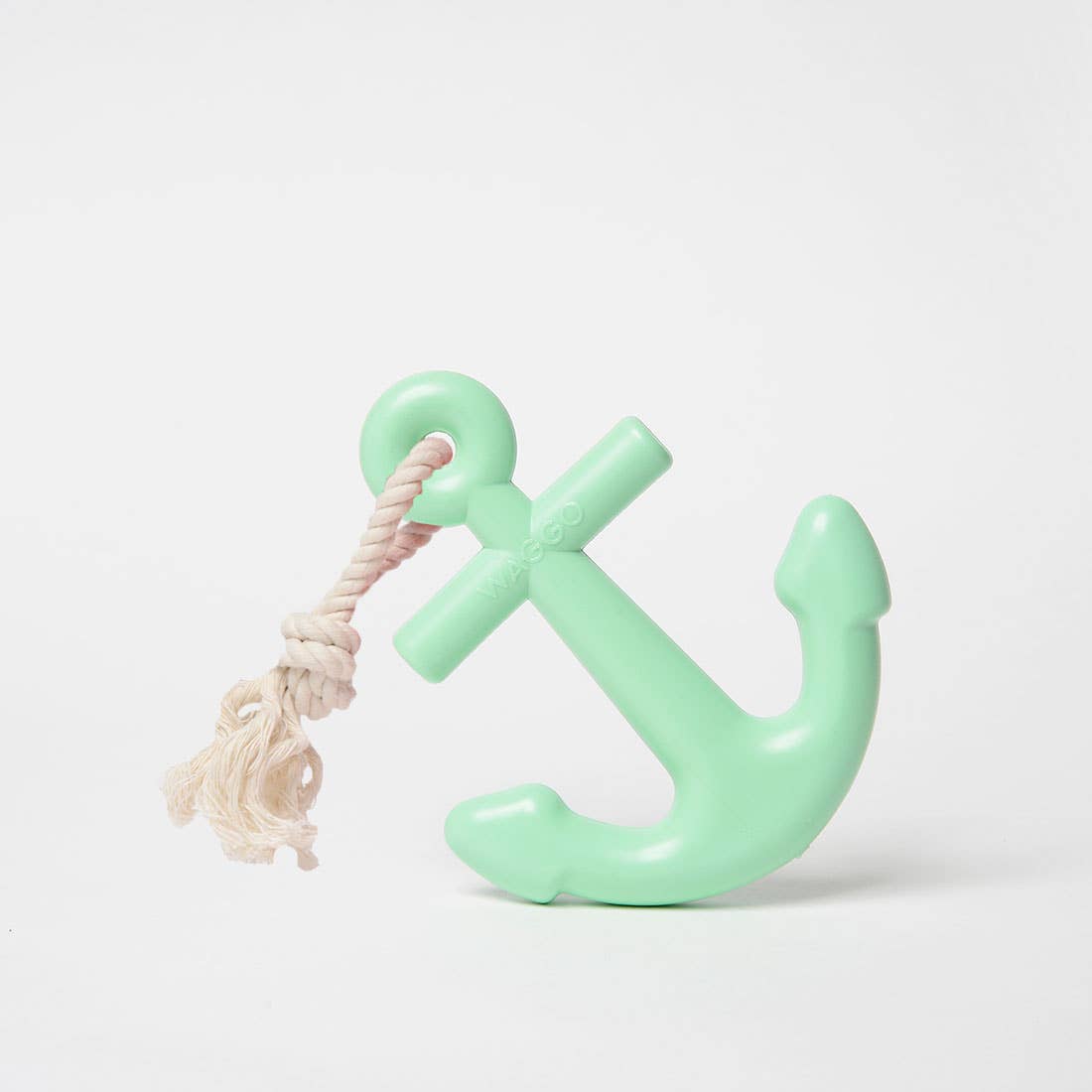 Anchors Aweigh Rubber Dog Toy: Navy / Small