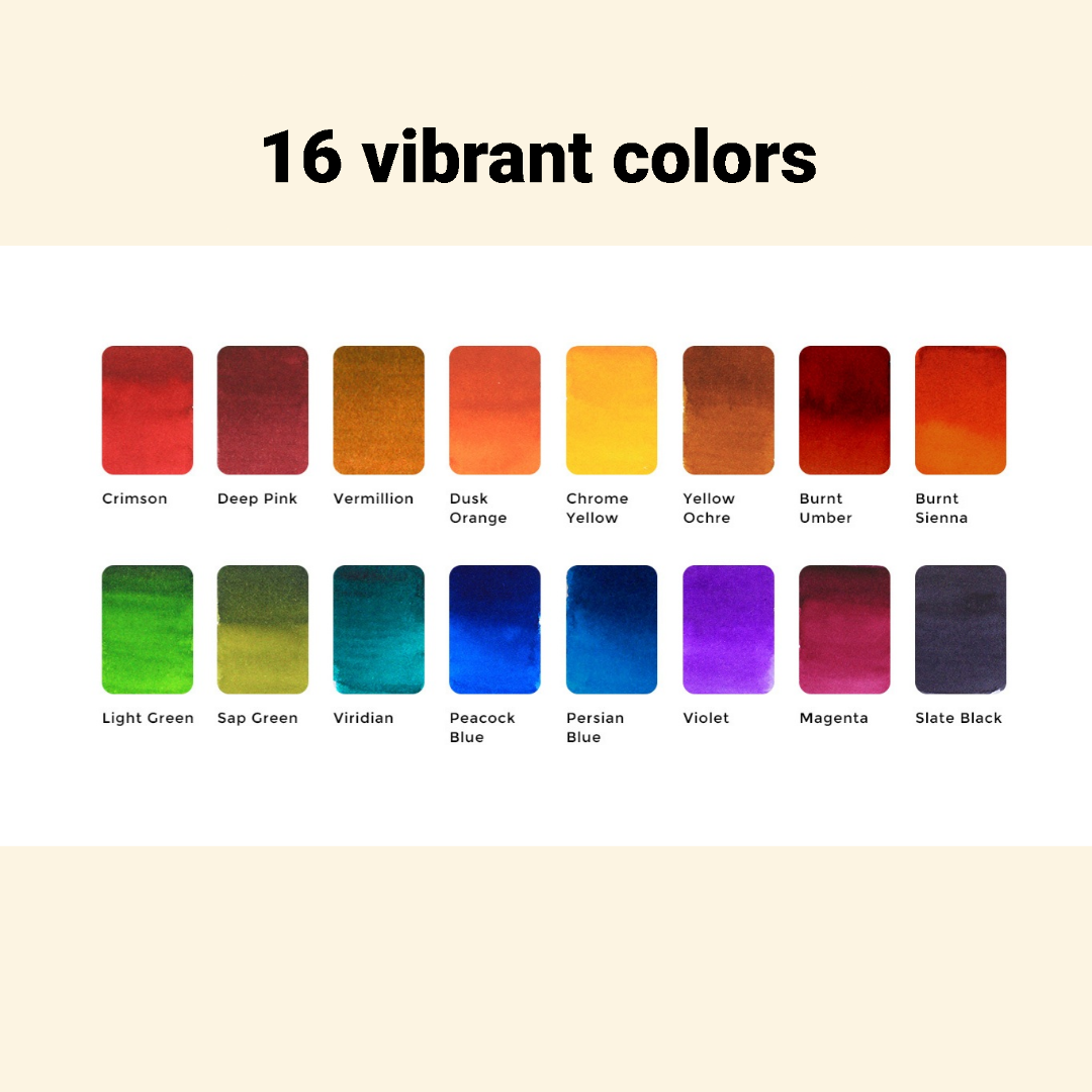 Colorsheets - Original - 16 Watercolors (Casepack of 10)