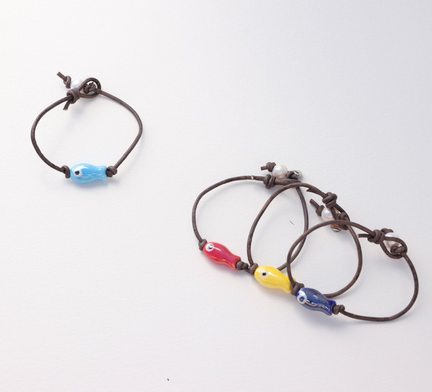 Sardine Fish Bracelet: Red / 6.5"
