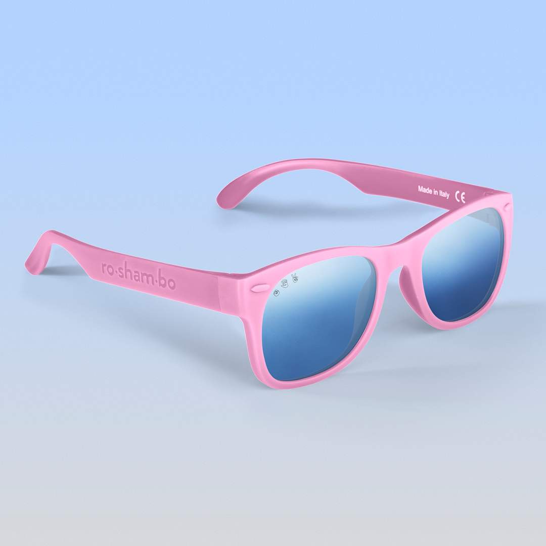Light Pink Sunglasses: Grey Polarized Lens / Toddler (Ages 2-4)