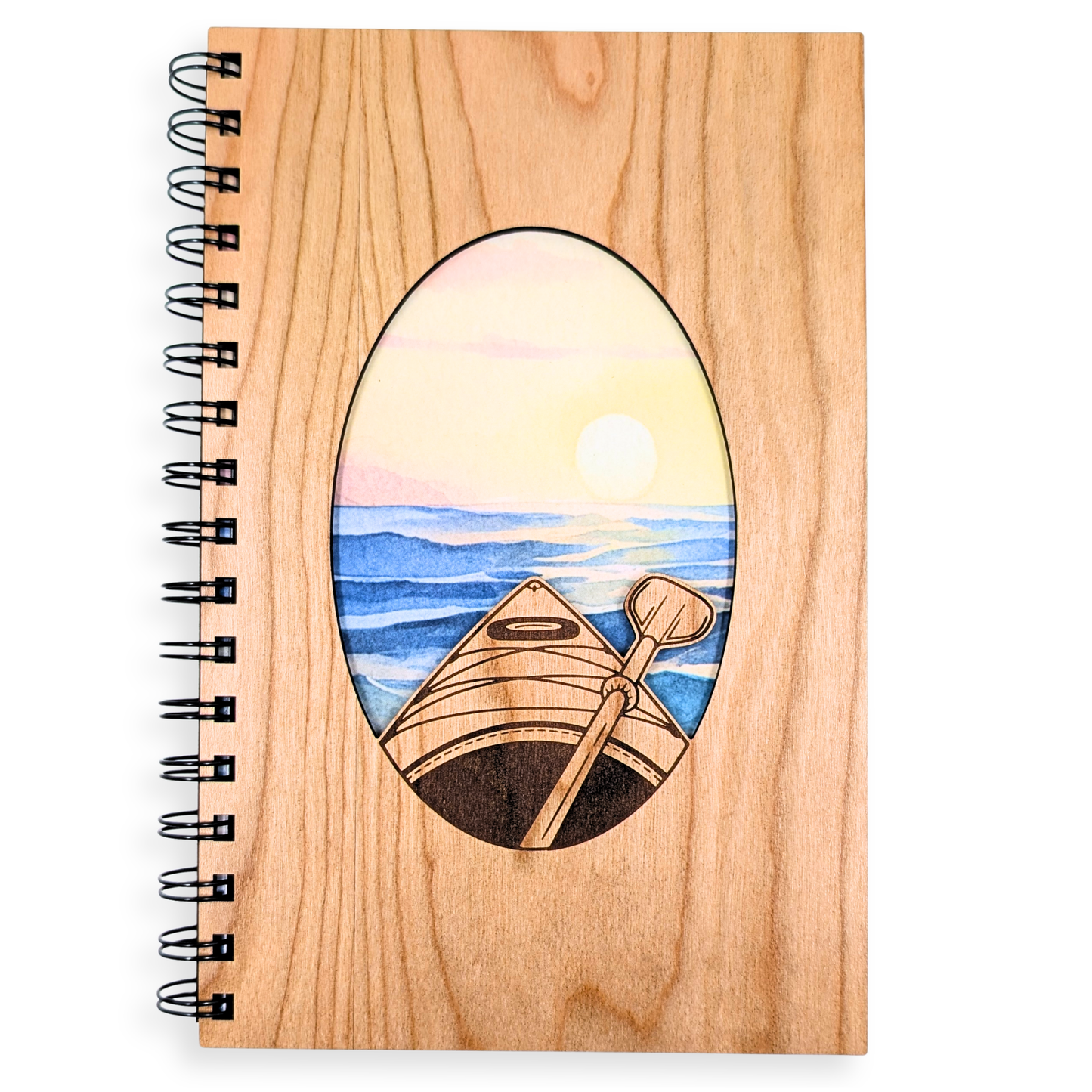 Kayaking Wood Journal - Notebook: Blank