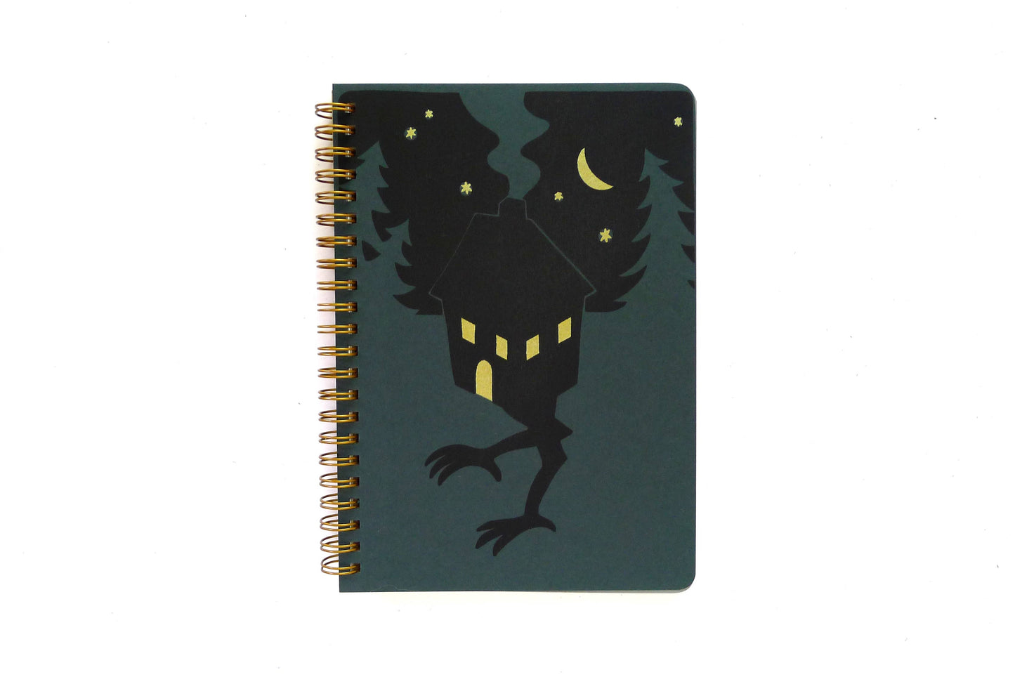 Baba Yaga Coil Notebook, MD: Lined