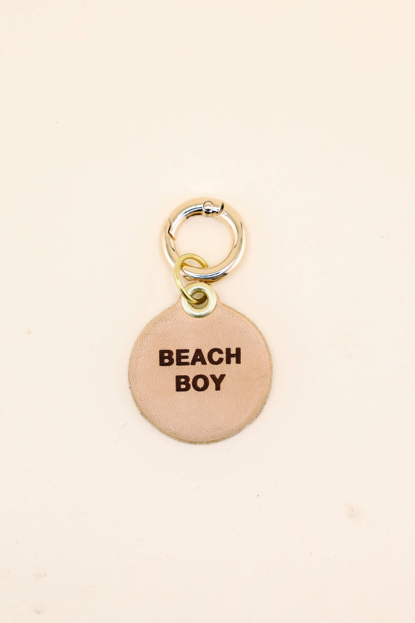 Beach Boy Pet Tag: Bright Blue Acrylic