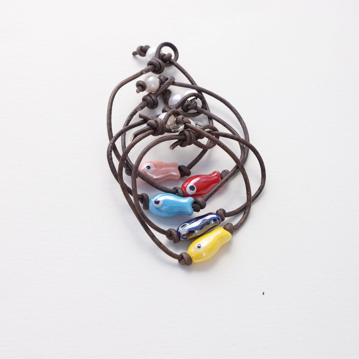 Sardine Fish Bracelet: Yellow / 6"