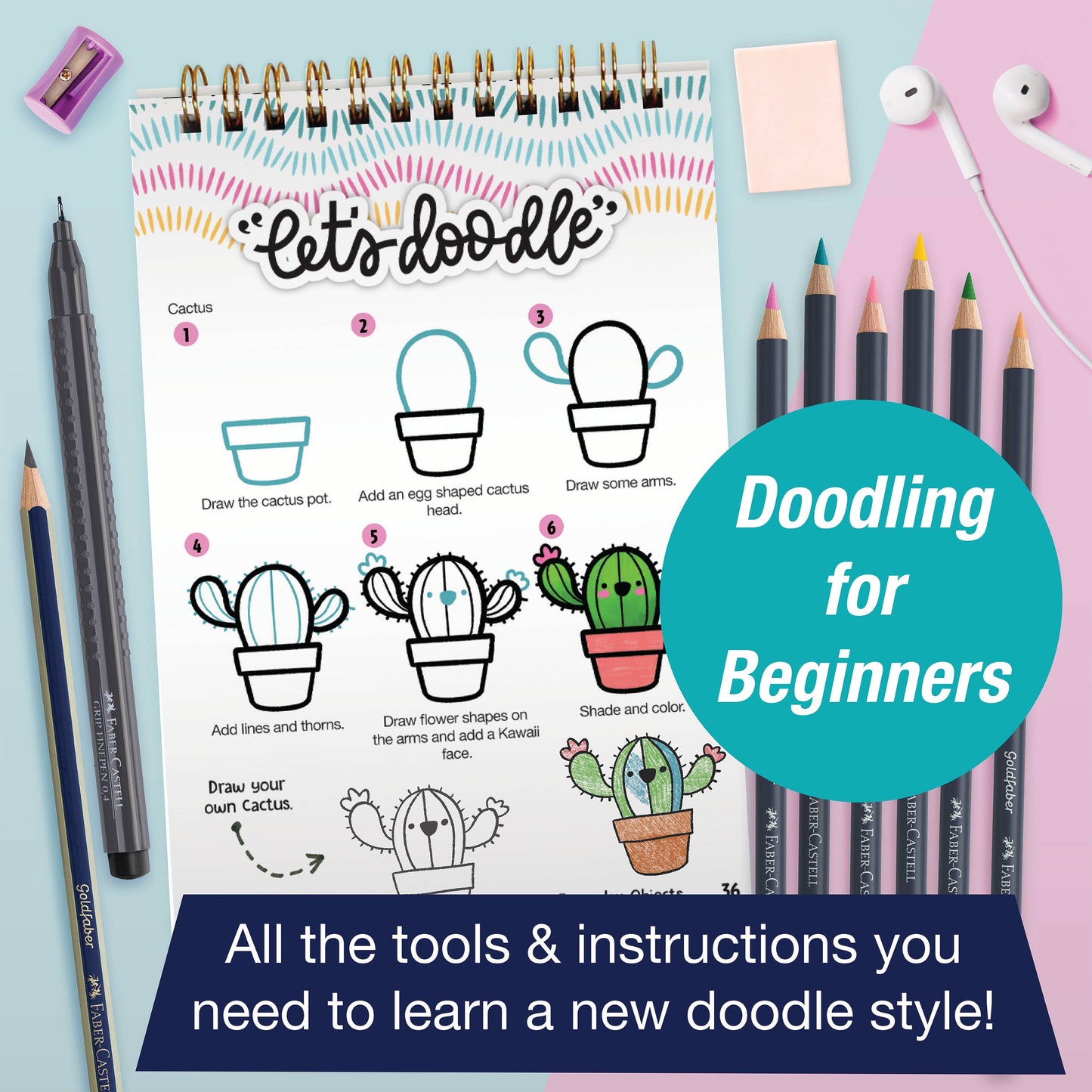 Kawaii World - Learn How to Draw Kawaii Art Set