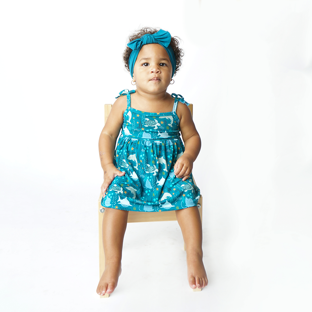 Ocean Friends Bamboo Sundress Summer Kids Clothing: 2-3T